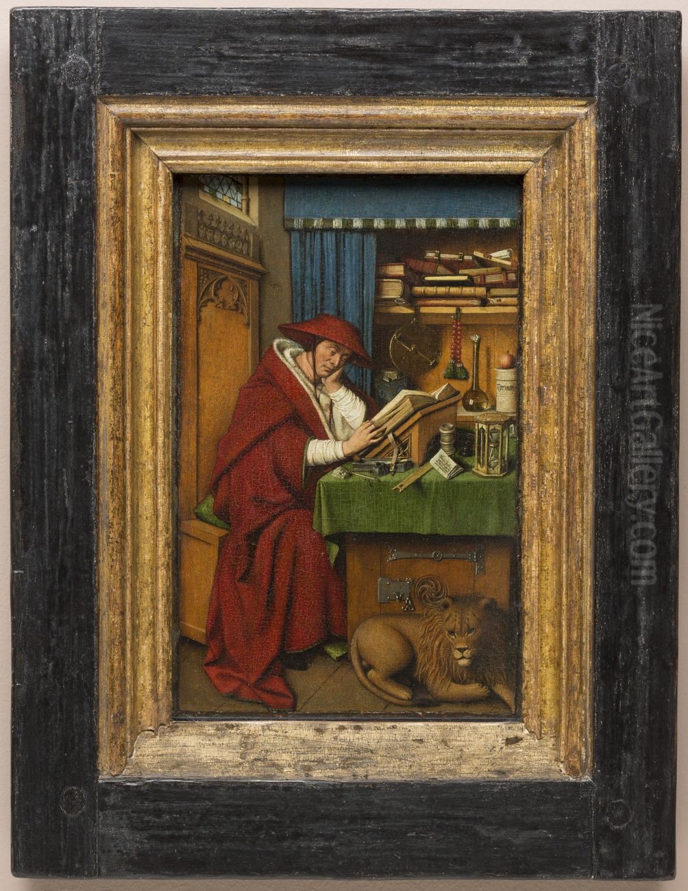 Saint Jerome in His Study Oil Painting by Jan Van Eyck