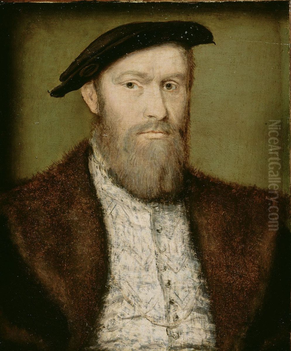 Philippe Chabot, amiral de Brion (1492-1543) Oil Painting by Corneille De Lyon