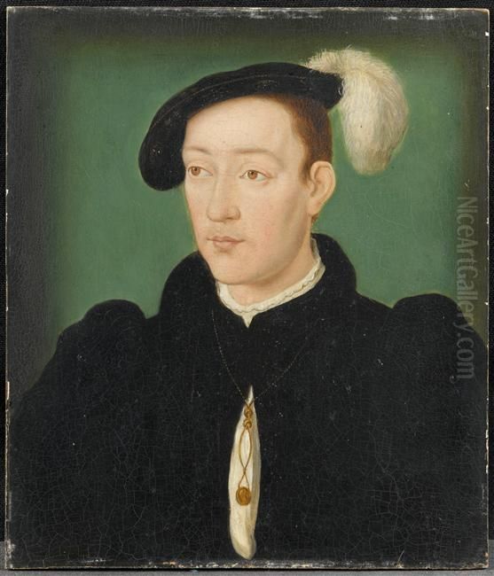 Le dauphin Francois (1517-1539), fils de Francois Ier Oil Painting by Corneille De Lyon