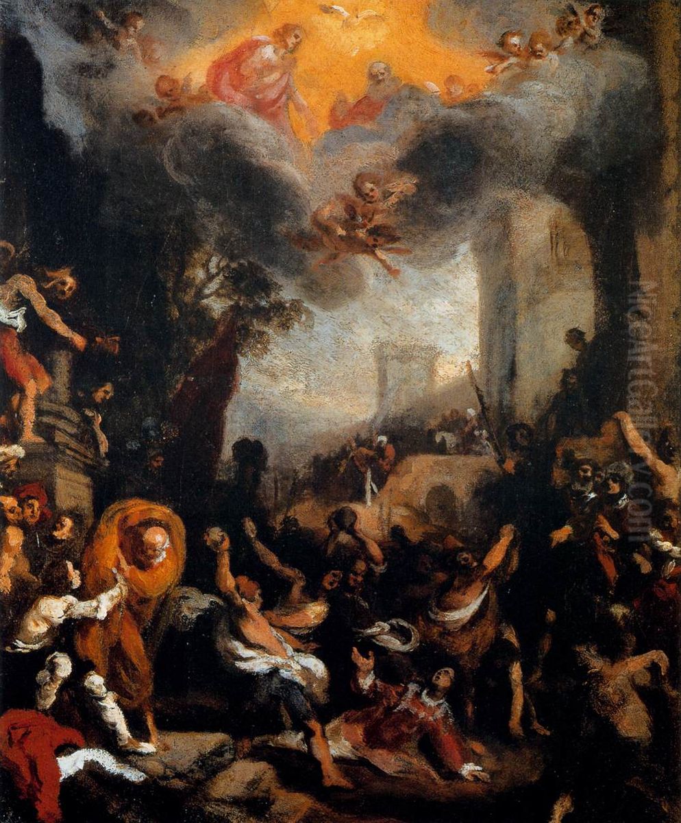 The Stoning of St Stephen Oil Painting by Cigoli