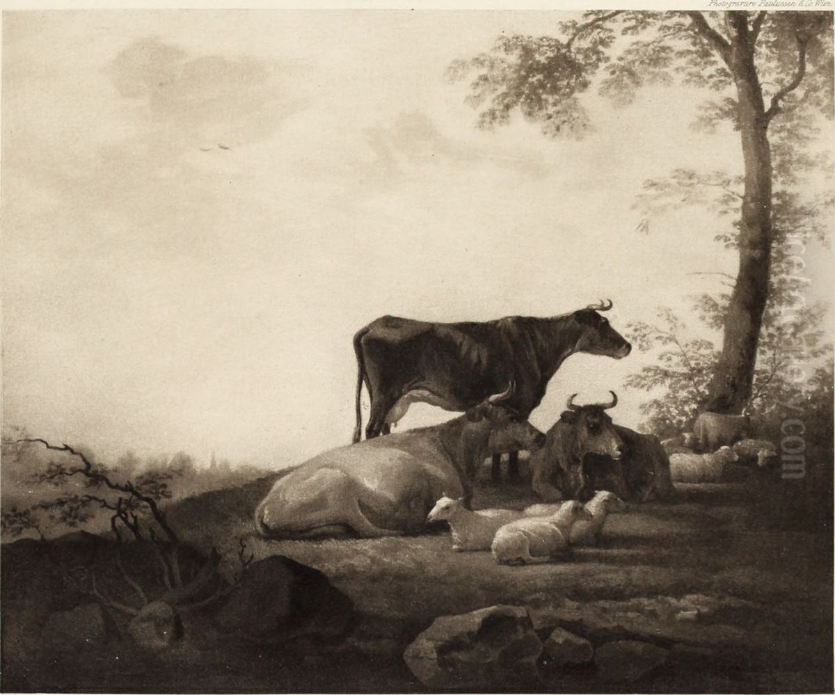 Landscape with Cows Oil Painting by Aelbert Cuyp