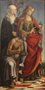 Saints Eustachia, Mary Magdalene and Saint Jerome