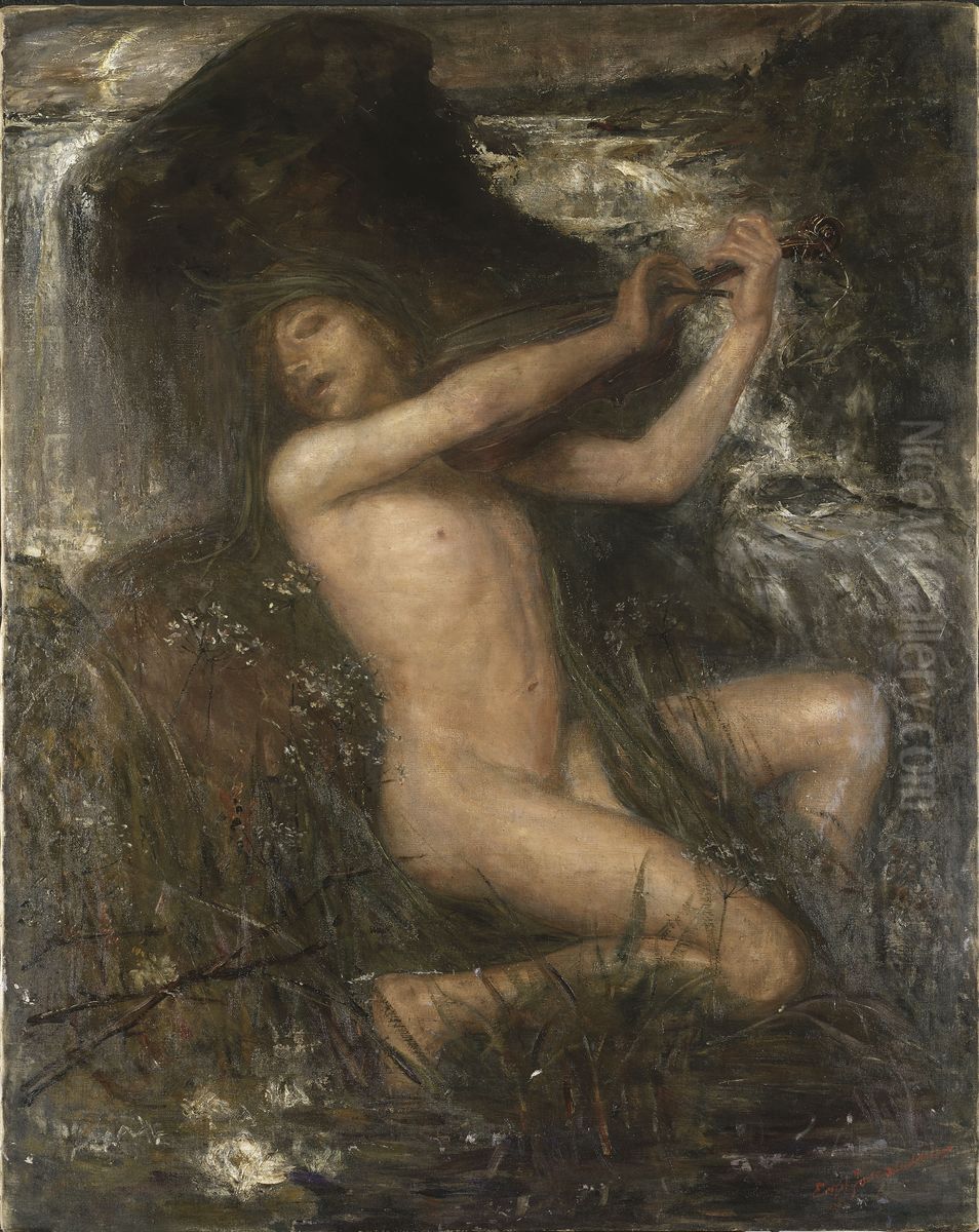 Nacken Oil Painting by Ernst Josephson
