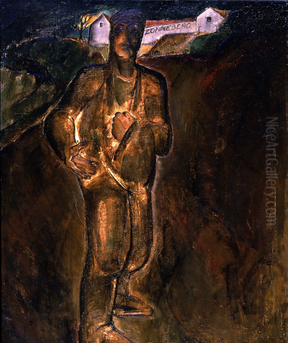 The Sower at the Zonneberg in Maastricht Oil Painting by Henri Jonas