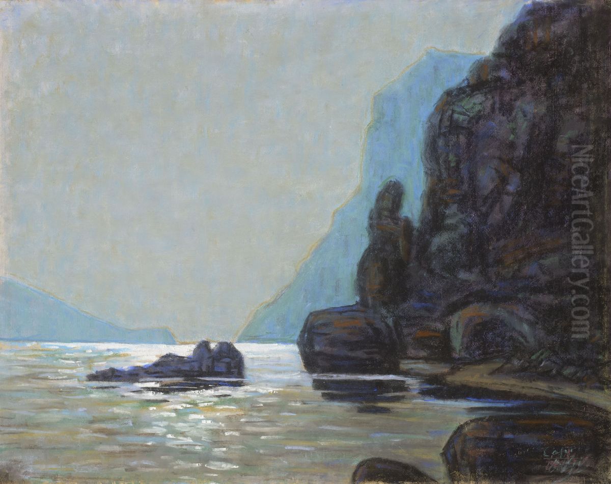 View from Capri Oil Painting by Ants Laikmaa
