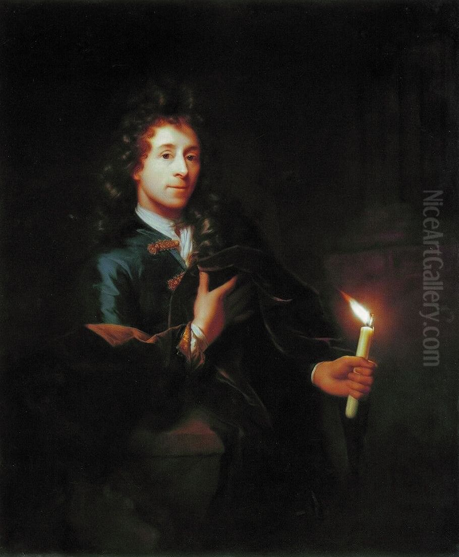 Self-portrait Oil Painting by Godfried Schalcken