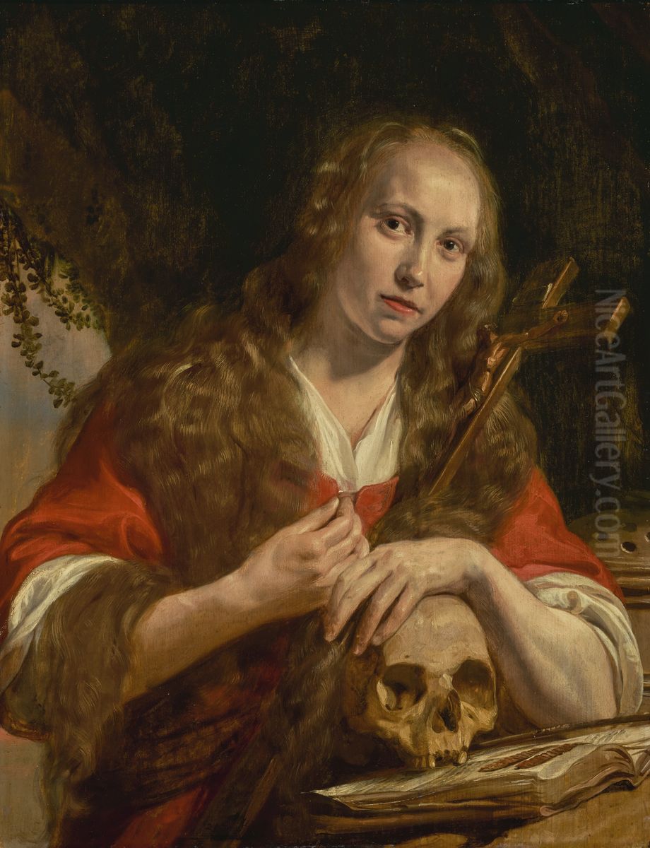 Penitent Magdalene Oil Painting by Jan De Bray