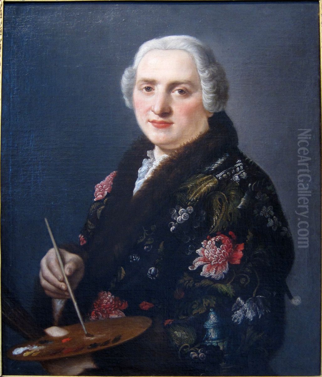 Self-portrait Oil Painting by Sebastiano Ceccarini