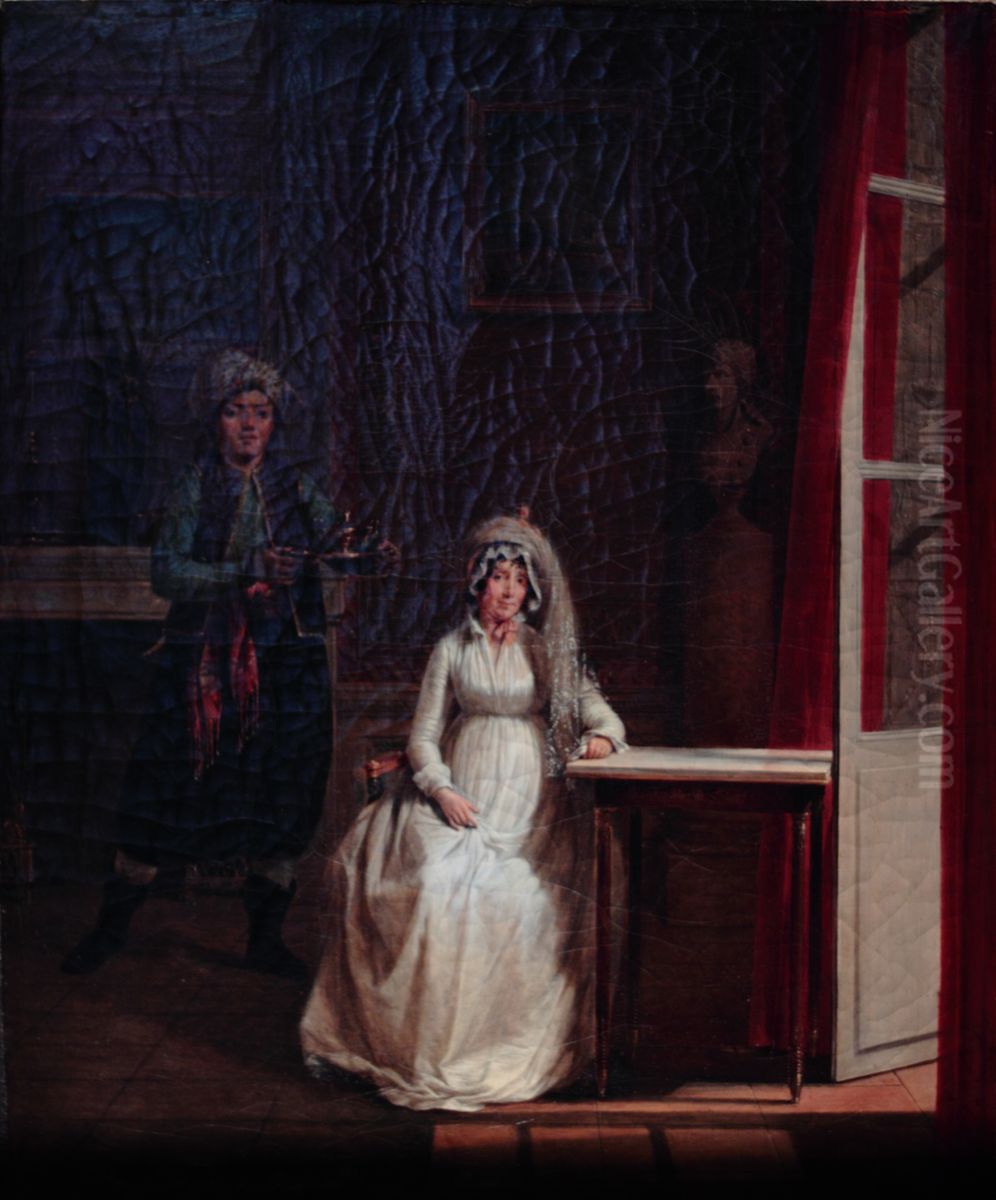 Portrait of Letizia Bonaparte Oil Painting by Jacques Sablet