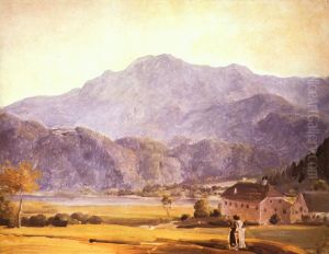 Landschaft mit Herzogstand und Heimgarten