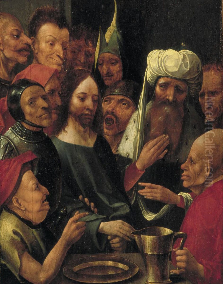 Christus voor Pilatus Oil Painting by Hieronymous Bosch