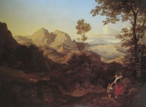 Romische Gebirgslandschaft (bei Olevano)