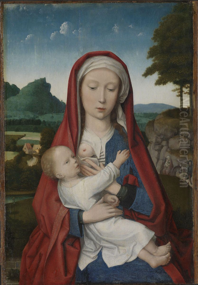 Madonna and Child Oil Painting by Gerard David