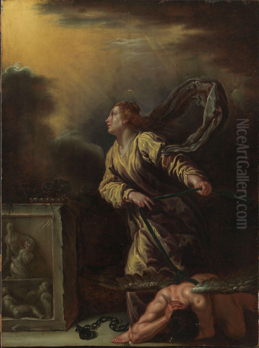 Saint Juliana Oil Painting by Domenico Fetti