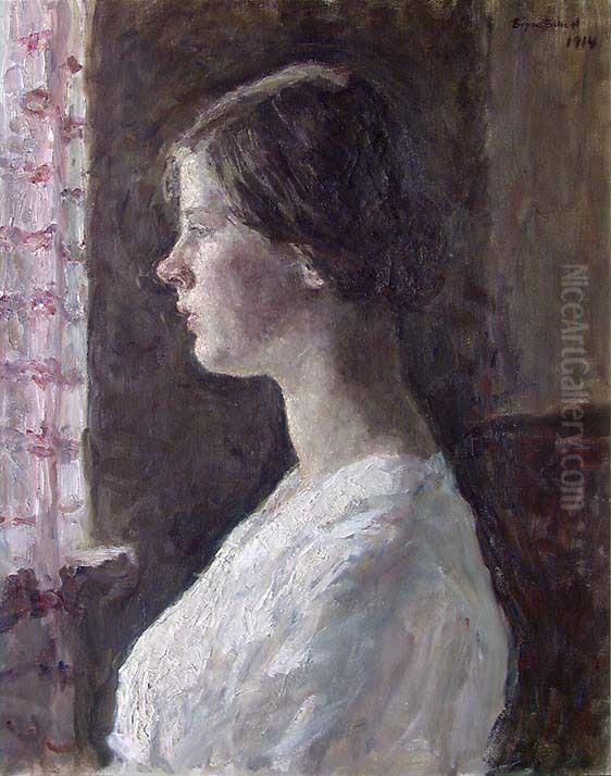 Portrait of Lilli Scheel Oil Painting by Signe Scheel