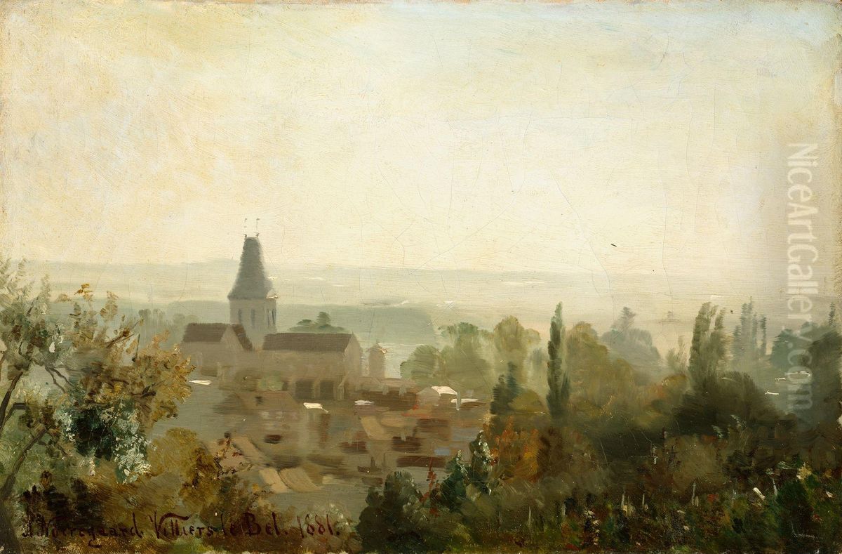 Villiers le Bel Oil Painting by Asta Norregaard