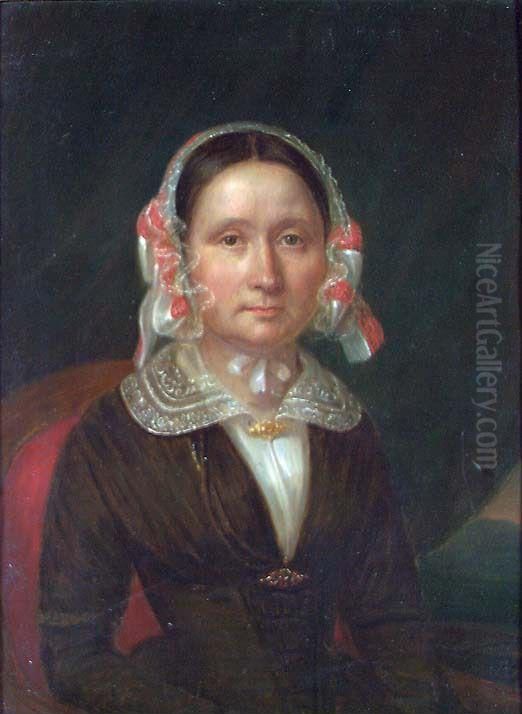 Portrait of a Woman Oil Painting by Johan Gorbitz