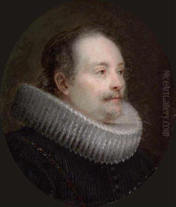 Portrait of a Man. Copy Oil Painting by Johan Gorbitz