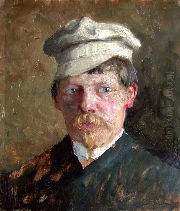 Maleren Andreas Singdahlsen Oil Painting by Gustav Wentzel