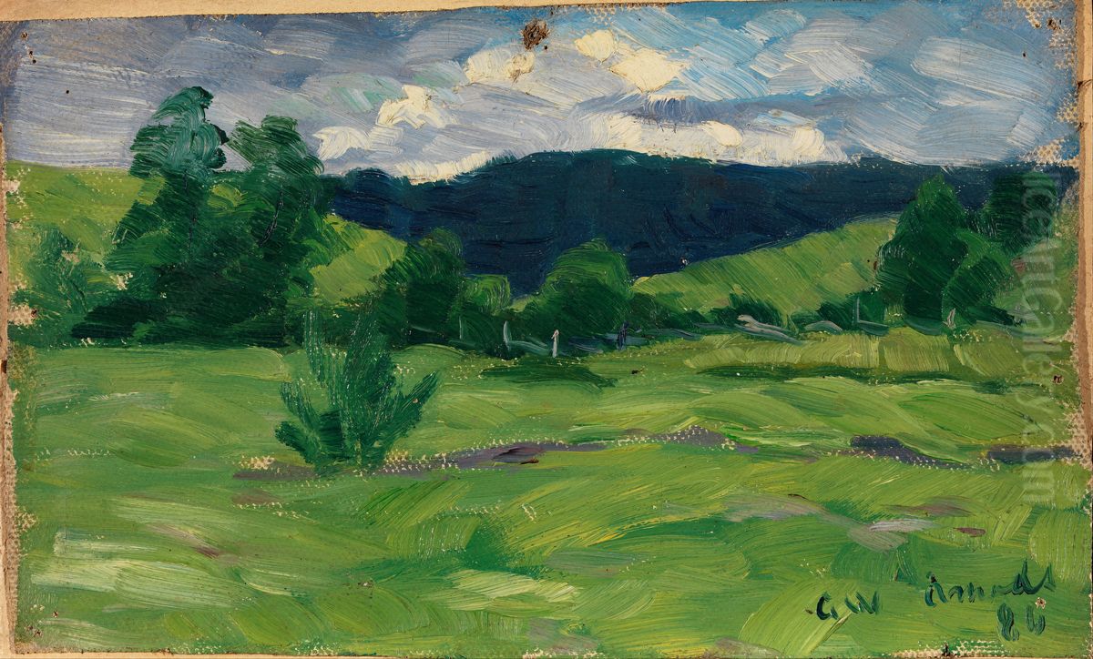 Summer Oil Painting by Gustav Wentzel