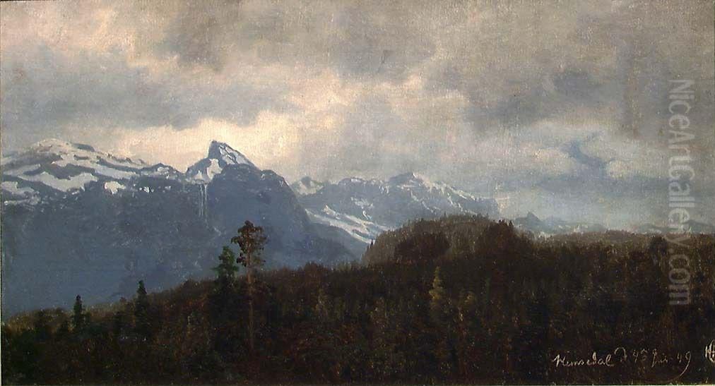From Hemsedal Oil Painting by Hans Gude