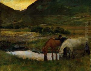 Evening in Skogstad in Valdres