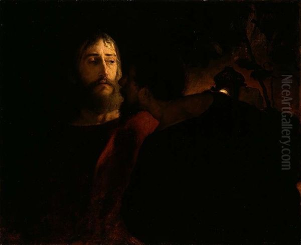 Judas Iskariot Oil Painting by Eilif Peterssen