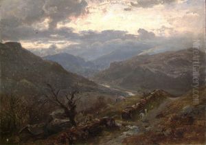 View of Mountains in Wales