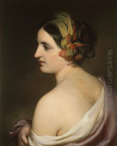 Frau im Profil
