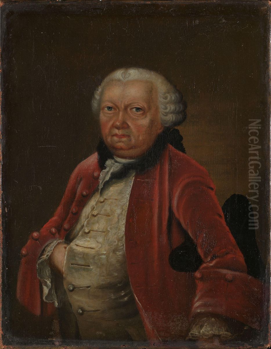 Chancellor Christopher Hammer Oil Painting by Peder Aadnes