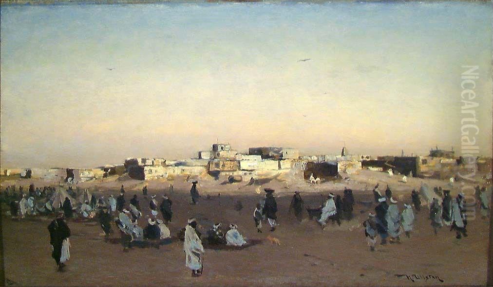 From the north of Africa Oil Painting by Nicolai Ulfsten