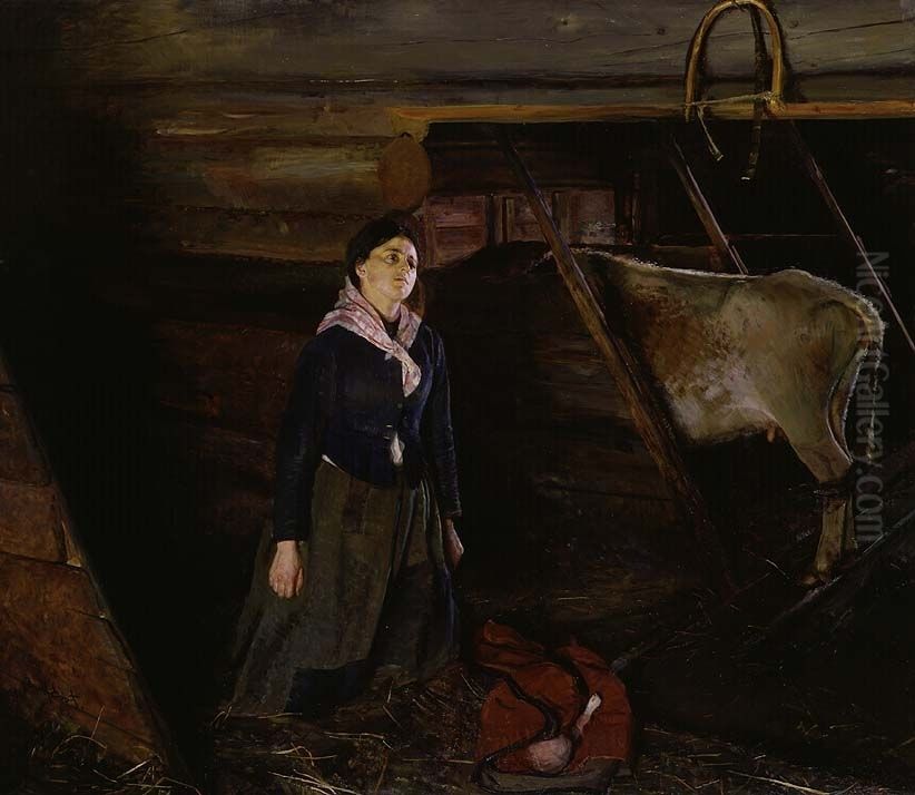 Barnemordersken Oil Painting by Eyolf Soot