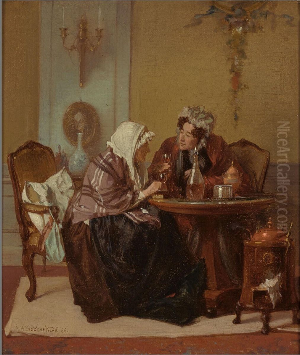 La convalescente Oil Painting by Alexander Hugo Bakker Korff