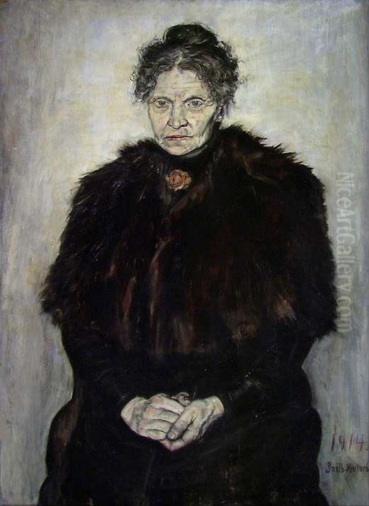 Old Woman Oil Painting by Per Smith-Kielland