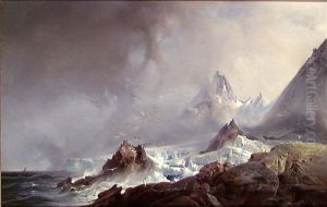 View from Norskoyene on Spitsbergen