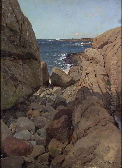 Morning in the Scerries Oil Painting by Otto Ludvig Sinding