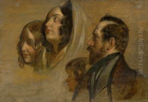 Count Majlath with family (study)
