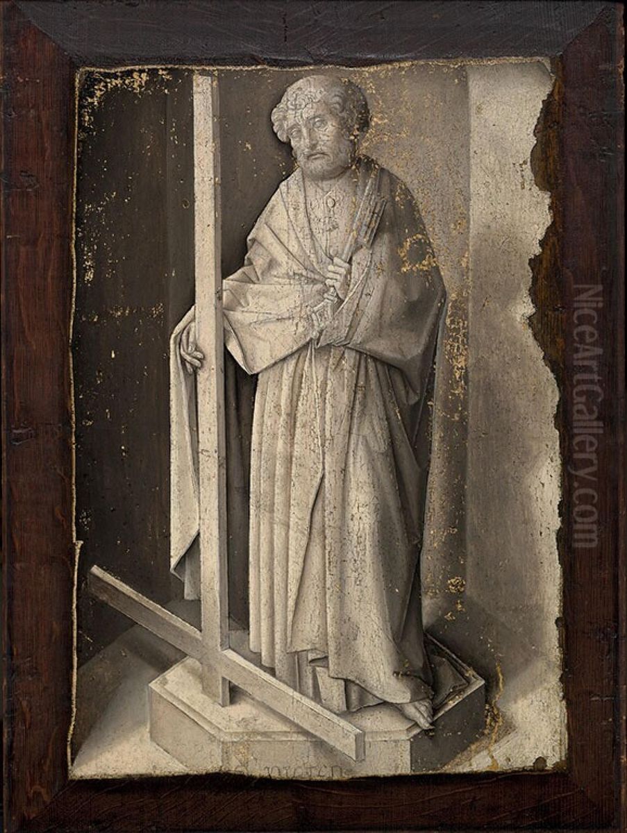 Saint Peter Oil Painting by Master of the Gathering of the Manna