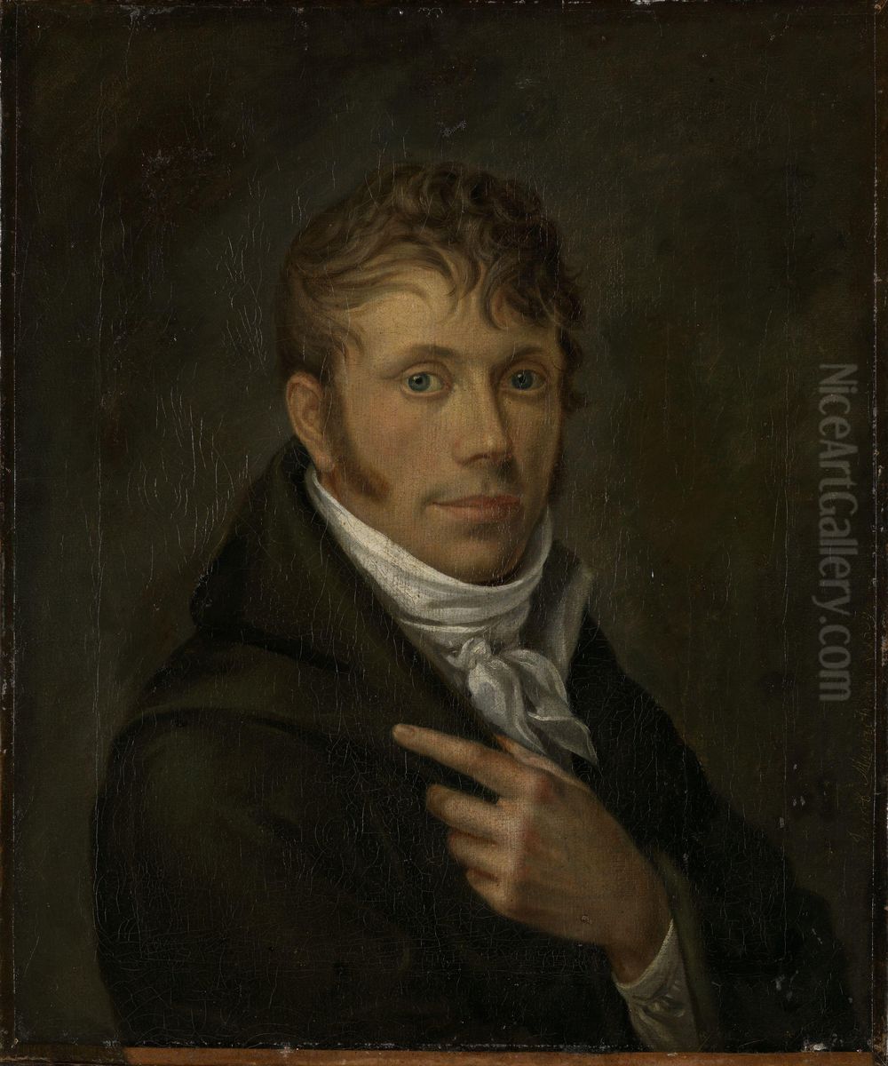 Self-Portrait Oil Painting by Jacob Munch