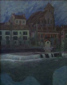 Night in Montigny-sur-Loing