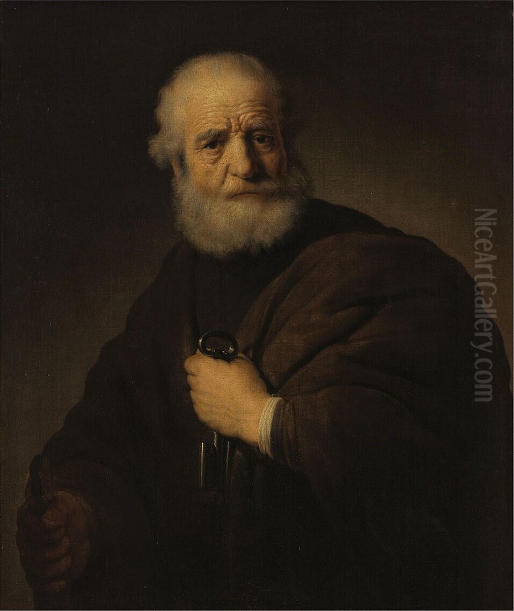 The Apostle Peter Oil Painting by Rembrandt