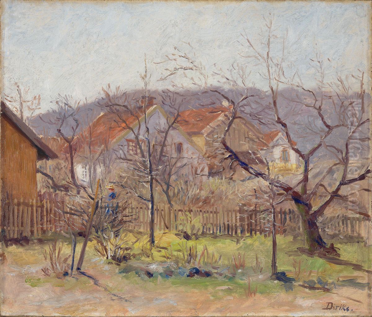 Varsol Oil Painting by Karl Edvard Diriks