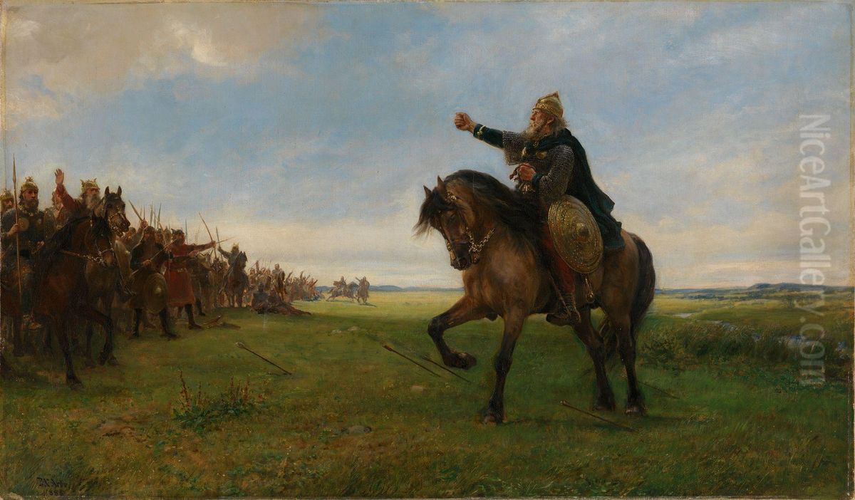 Painting Oil Painting by Peter Nicolai Arbo