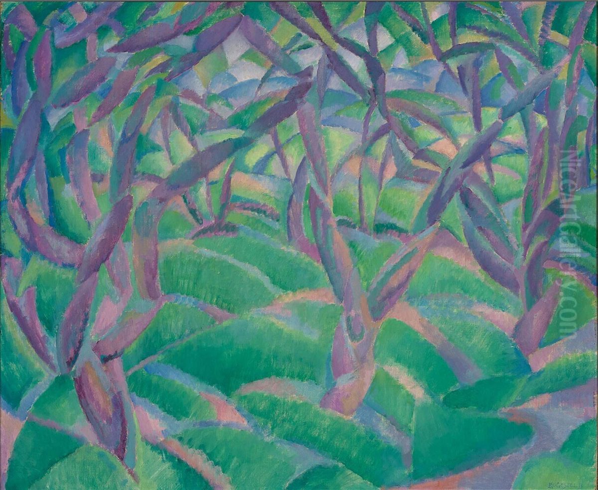 Boomgaard Oil Painting by Leo Gestel
