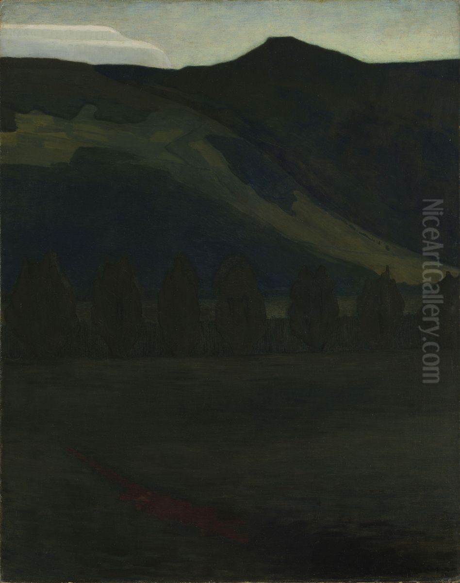 From Klones in Vaga, Gudbrandsdalen Oil Painting by Thorvald Erichsen