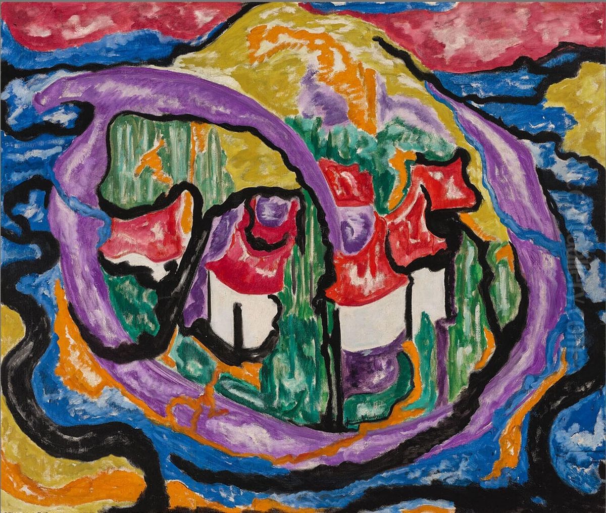 Bild no. 66 (Schilderij nr. 66) Oil Painting by Jacoba van Heemskerck