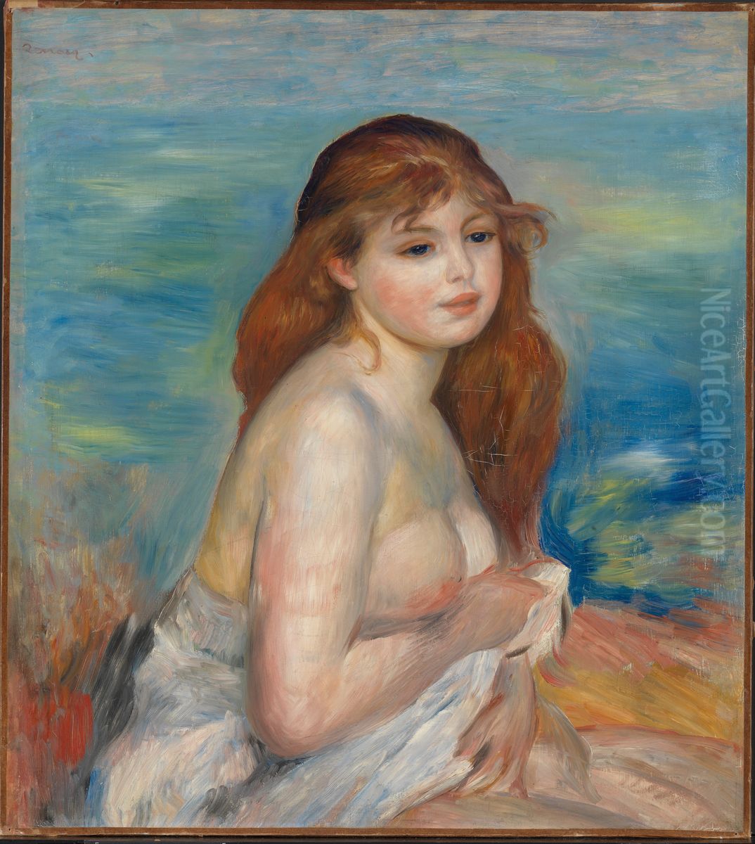 Apres le bain Oil Painting by Pierre Auguste Renoir