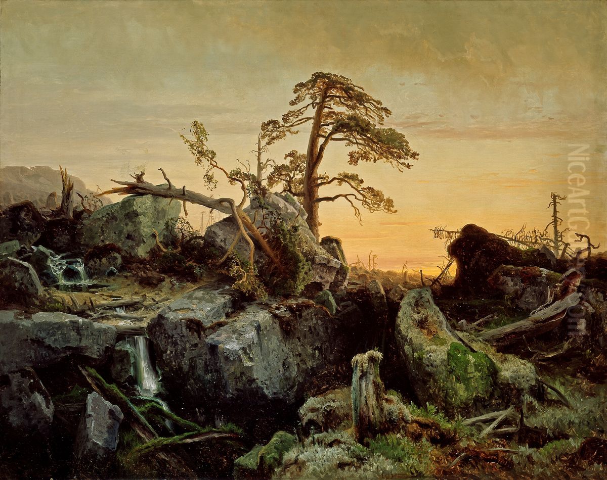 Painting Oil Painting by August Cappelen