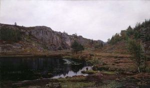 Ensomt sted. (Hoven ved Mandal) Ensomt sted. (Hoven ved Mandal)