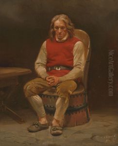 Seated Farmer, Study for Haugianerne